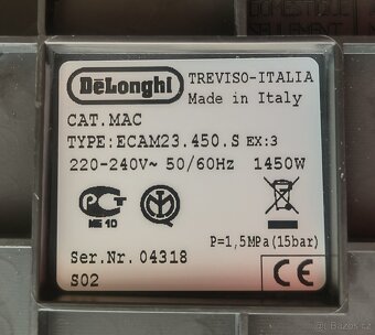 Automatický kávovar DeLonghi ECAM 23.450.S - 7