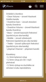 Kytarové kombo Marshall MG15CF - 7