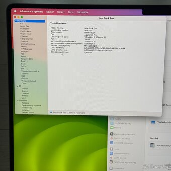NOVÝ APPLE MACBOOK PRO 16” 2024 M3PRO (12core)/512GB/18GB - 7