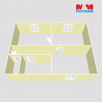 Prodej bytu 2+1, 77 m², Ostrov, ul. Komenského - 7