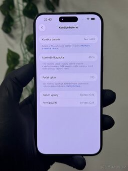 iPhone 15 Pro Max 256GB - DPH, záruka - 7