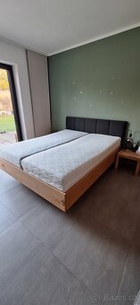 Postel masiv vč. roštu a matrací, 160 200 - 7