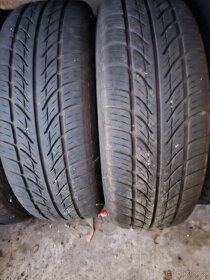 Zimní pneumatiky 175-165/65 R14 +R13 plechové disky - 7