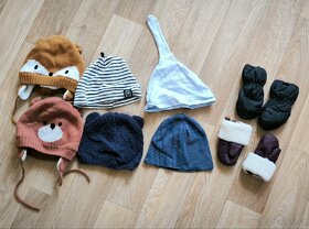 Mix dětského oblečení 0-3 roky, fusaky a další potřeby - 7