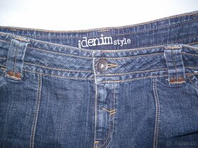 C&A Riflová džínová sukně s elastanem vel.40-42 - 7