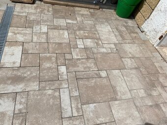 Dlažba zámková Ditton kombi 6 latte- 13,5 m/2 - nová- 6cm - 7