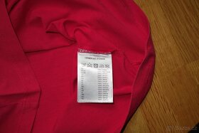 2x tmavě růžové letní tričko pro dvojčata vel.146 - 7