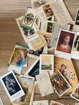svaté obrázky svátosti litografie náboženské předměty - 7