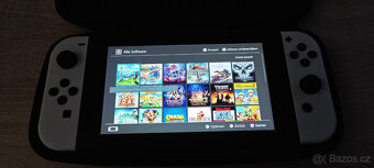 Nintendo Switch V1 s Cfw kompletní balení+příslušenství - 7