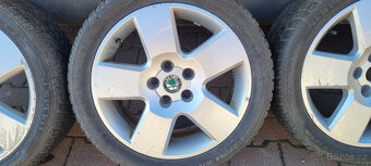 Alu kola originál Škoda Superb 5x112 7x17 ET37 3U0 601 025 - 7