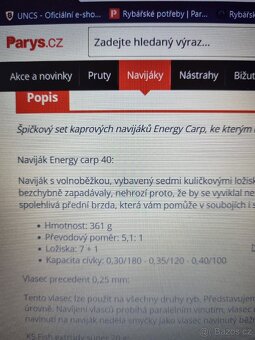 Naviják MISTRALL ENERGY CARP - 7