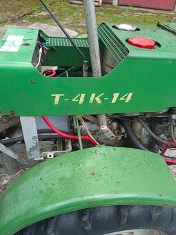 Malotraktor TK 14 dědictví. Pěkný stav 98000Kč dohoda jiá - 7