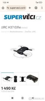 Mini Dron ,JJRC,ELFIE,H 37 ,nový - 7