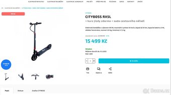 Elektrokoloběžku CITYBOSS RX5L - 7