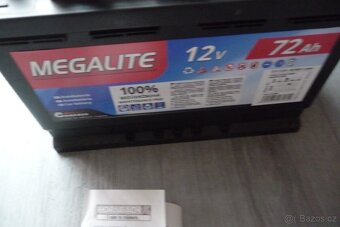 autobaterie MEGALITE 12V 72 AH - 7