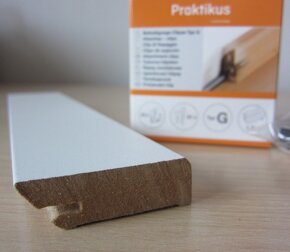 Soklové podlahové lišty 4 m a úchytky clip G (35 ks) - 7