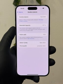 iPhone 15 Pro Max 256GB černý - 7