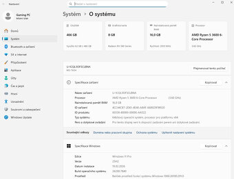 🚀 HERNÍ PC RYZEN 5 3600, 16GB RAM, RX 590 NITRO+, SSD 🚀 - 7