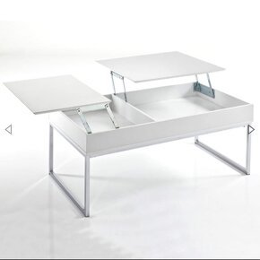 Konferenční stolek bílý - 7