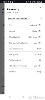 Běžecký pás LIFEFIT TM-1007 - 7