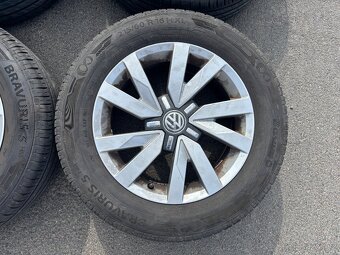 Alu orig letní sada VW Aragon 5x112 6,5J ET41 215/60 R16 - 7