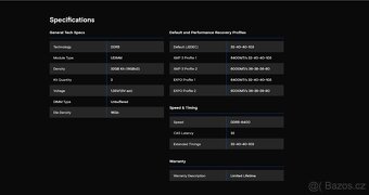 Crucial Pro OC Gaming 32GB 2x16GB KIT DDR5 6400MHz CL32Black - 7