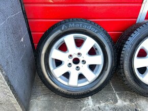 Original ALU kola VW 16" 6,5J ET51 + zimní pneu 215/65/R16 - 7