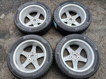 Prodám sadu ALU kol Borbet 205/55R16 zimní - 7