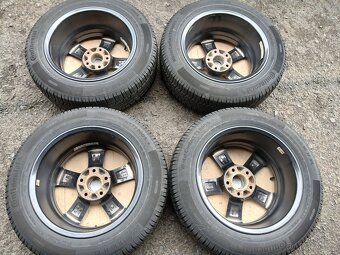Prodám sadu ALU kol Dezent205/60R16 zimní - 7