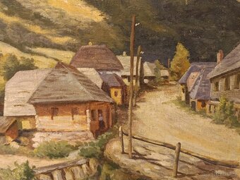Obraz Viliam Schwarz, Vrátna dolina, olej 43x58 - 7