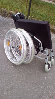 INVALIDNÍ VOZÍK-45 cm -ZADNÍ BRZDY-ZASÍLÁM PO ČR - - 7