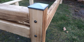 Nová trámová postel Rustik 160x200 - 7