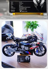 Stavebnice motocykl BMW kompatibilní s LEGO - 7