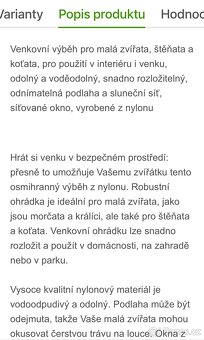 Edit - Nylonová ohrádka pro štěňata, koťata - 7