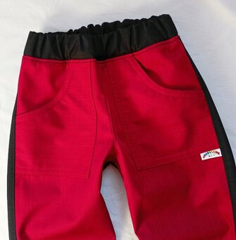 ZIMNÍ BUNDA+NOVÉ SOFTSHELLOVÉ KALHOTY, 4-5 let, 110/116 cm - 7