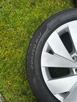 VW 6.5Jx17 ET46 + zimní pneu Pirelli Sottozero 205/50 R17 - 7