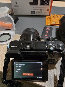 Sony A6000 + 16-50mm + 55-210mm + bohaté příslušenství - 7