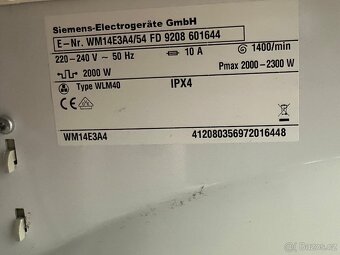 Pračka Siemens (241) - 7