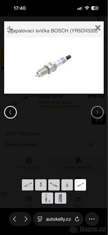 Zapalovací svíčka BOSCH (YR5DII33S) 4ks - 7