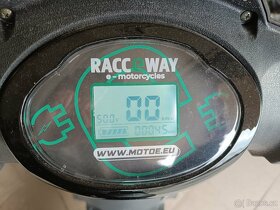 Elektroskútr Racceway E-Moped, baterie 20Ah, černý - 7