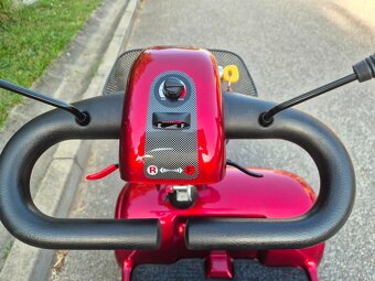 Čtyřkolový elektrický skútr pro seniory dvoumístný - 7