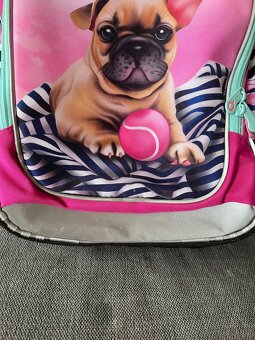 Dívčí školní batoh Topgal buldoček - 7