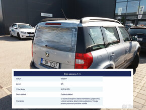 Škoda Yeti 2,0TDi 4x4 Ambition + TZ, 1.majitelka, Cebia 5X - 7