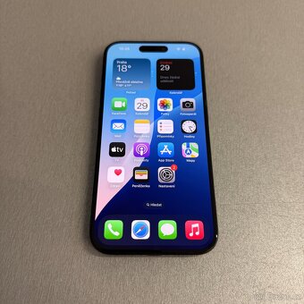 iPhone 15 Pro 128GB black titan, 100% baterie, rok záruka - 7