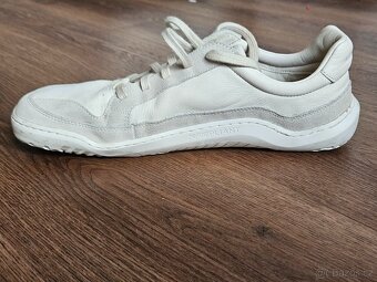 Vivobarefoot GOBI II SNEAKER PREMIUM LEATHER MENS LIMESTONE - 7