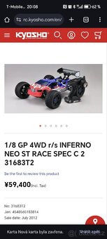 Kyosho neo st nitro spalovací motor 1/8 - 7