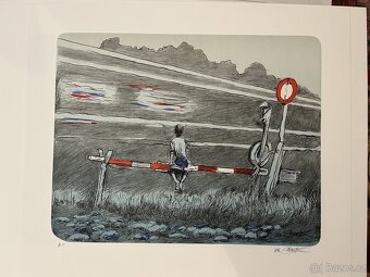 Jan Saudek litografie celek - 7