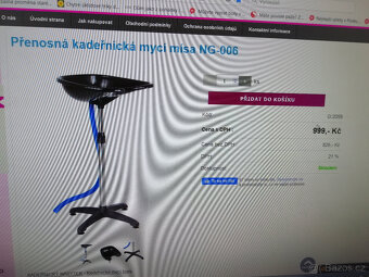 Mobilní kadeřnická mycí mísa - 7