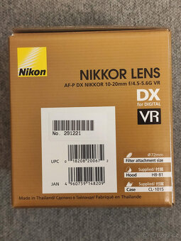 Nikkor AF-P DX 10-20mm F4,5-5,6G VR - 7