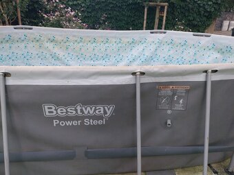 Nadzemní ovalný  bazén Bestway komplet s příslušenstvím - 7